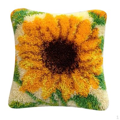 Latch Hook Kit Embroidery Pillow Case DIY Needlework