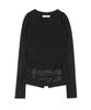 FANCY CLUB Three-Way Button Layered Long Sleeve (Black)_F25Qb079