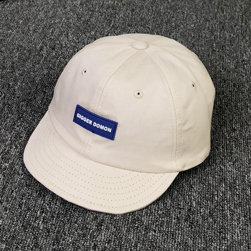 

Вулична нова хіп-хоп бейсболка з м яким козирком, чоловіча та жіноча повсякденна студентська універсальна кепка з плоским козирком, літня кепка з козирком M（56-58cm） бежевий