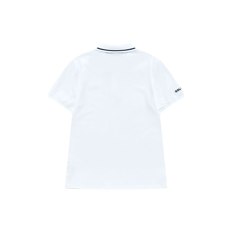 FILA Fusion Sports Leisure Knitted Short Sleeve Polo Shirt Men tops Standard-White T11M223101FWT