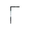 Shinwa Sokutei Sunday Carpenter, Black, 30 x 15 cm, Same scale on both sides, White markings, 12435