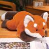 Raccoon, Fox, and Panda Plush Toy Zoo Set - Cute Cushion Gift for Parent-Child Bonding