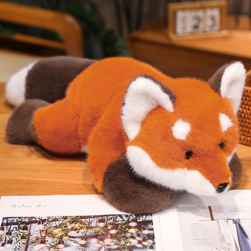Raccoon, Fox, and Panda Plush Toy Zoo Set - Cute Cushion Gift for Parent-Child Bonding
