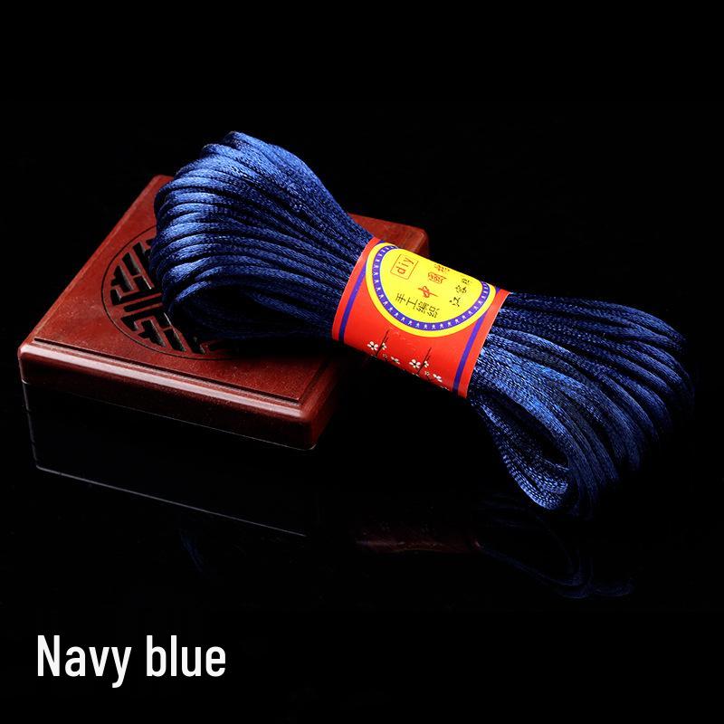 Red Polyester Chinese Knotting Cord for DIY Bracelets and Beading