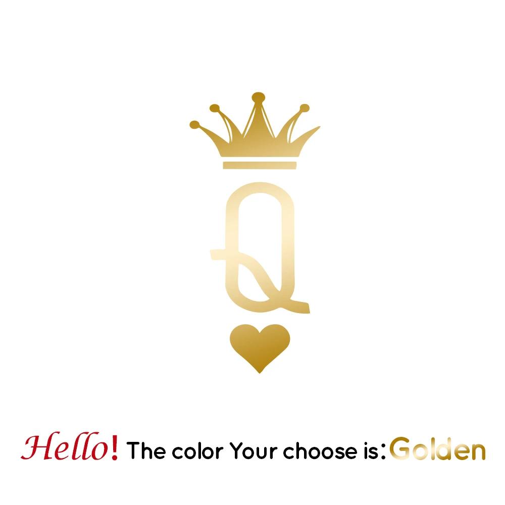 2pc 5pc 10pcs Motor Helmet Sticker Queen Vinyl Decals For Motorcycle Helmet Decal Decor Royal Q Stickers