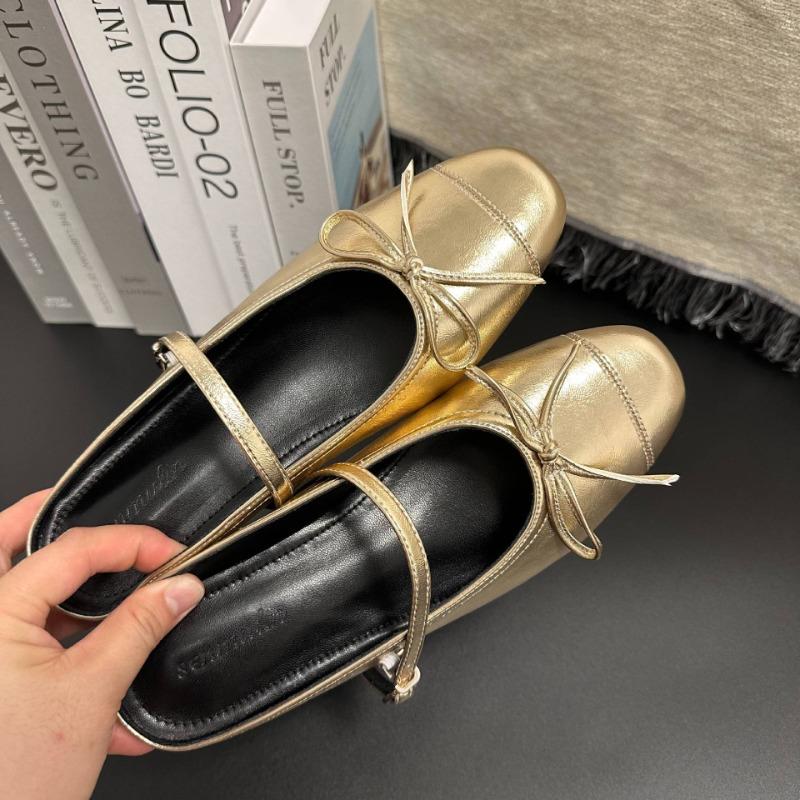 Silver half-drag inner height increase 5cm shell style Mary Jane small fashion height increase single shoes
