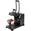 Hat Heat Press 5.5 x 3.5 inch Heat Press Machine 600W Professional Hat Heat Press Machine for Hats Caps Transfer Press Heat with 12000 Hours Life