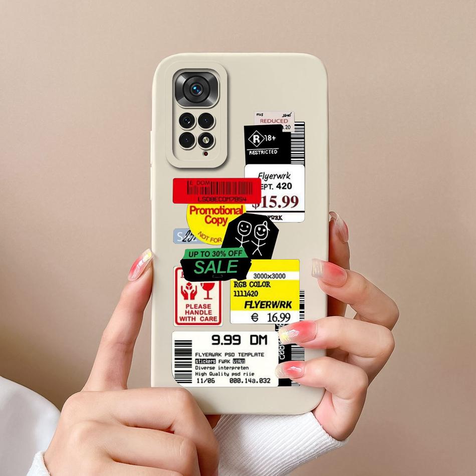 For Xiaomi Redmi Note 11S Cases Cartoon Liquid Silicone Full Coverage Anti Drop Shell For Xiaomi Redmi Note11S 11 S Coque Capa