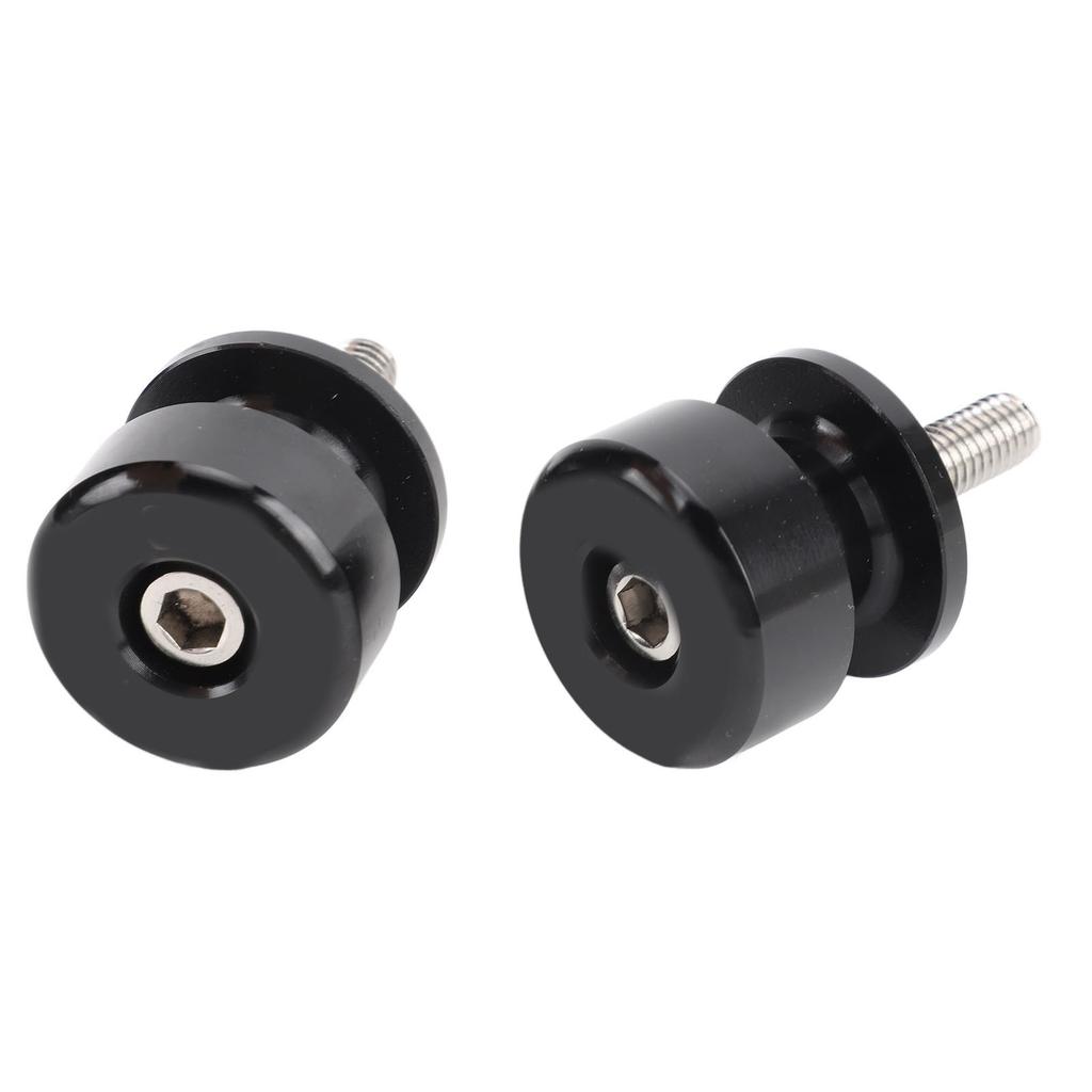 1 Pair Motorcycle Swing Arm Spools Slider M8 CNC Aluminium Alloy Black Swing Arm Stand Screws for Street Bike CB1000R