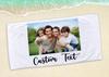 Personalized Beach Towel Custom Photo Name/Logo/Word Oversized Microfiber Towel Wedding Party Souvenir For Beach Swimming Bath