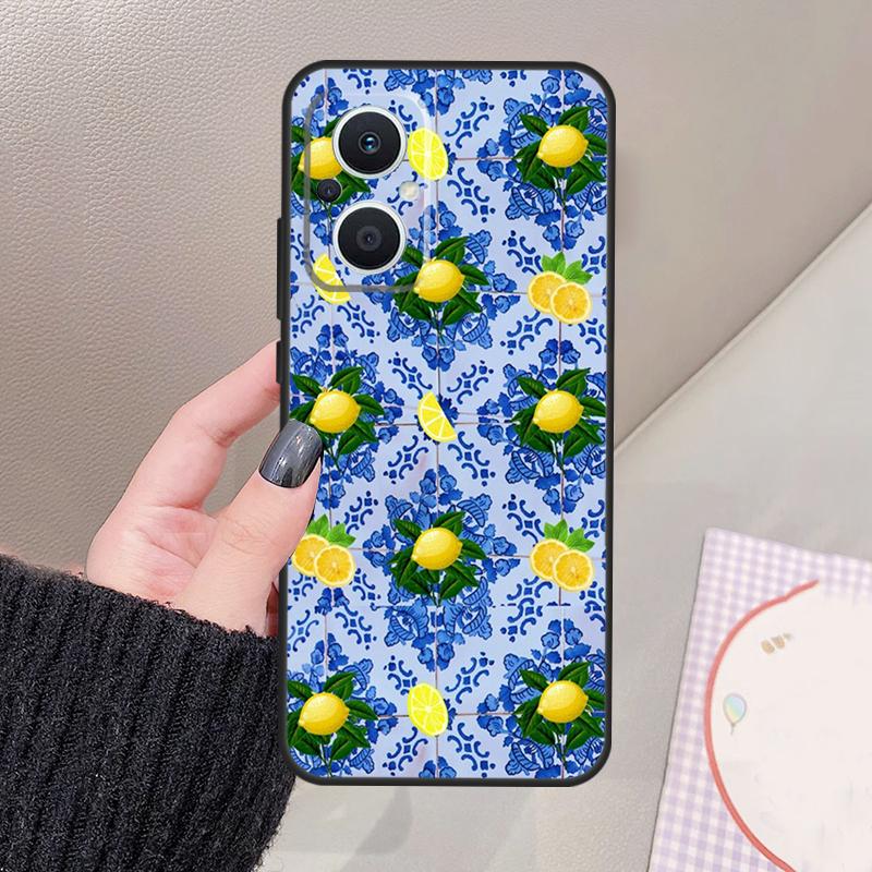 Mediterranean Lemon Funda For OPPO Reno 11 12 13 14 Pro 11F 12F 13F 14F 7 8 Lite OPPO Find X9 X6 X5 X8 Pro Case