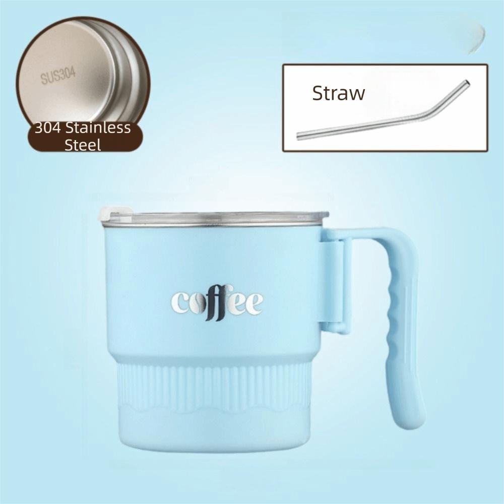 Leak-proof Double Layer Coffee Mug Sealed Thermal Drinkware Insulated Water Cup  Portable Use