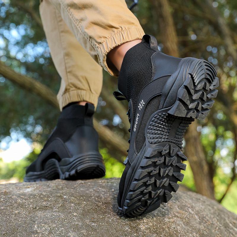 Outdoor Men's Minimalist Trail Running Barefoot Shoes Breathable Climbing Shoes     Water Shoes Mesh Surface38-46