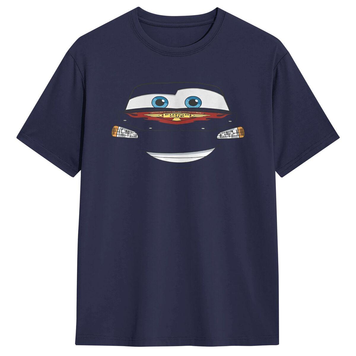 

Cars Halloween Lightning McQueen Big Face T Shirt Man Y2K Pure Cotton T-Shirts Summer O-Neck Tee Shirt Oversized Clothes 4XL