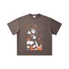 260 GSM Double Yarn 32 Count 100% Cotton HXH V11 Shizuku Halloween Print Unisex Heavy Cotton T Shirt
