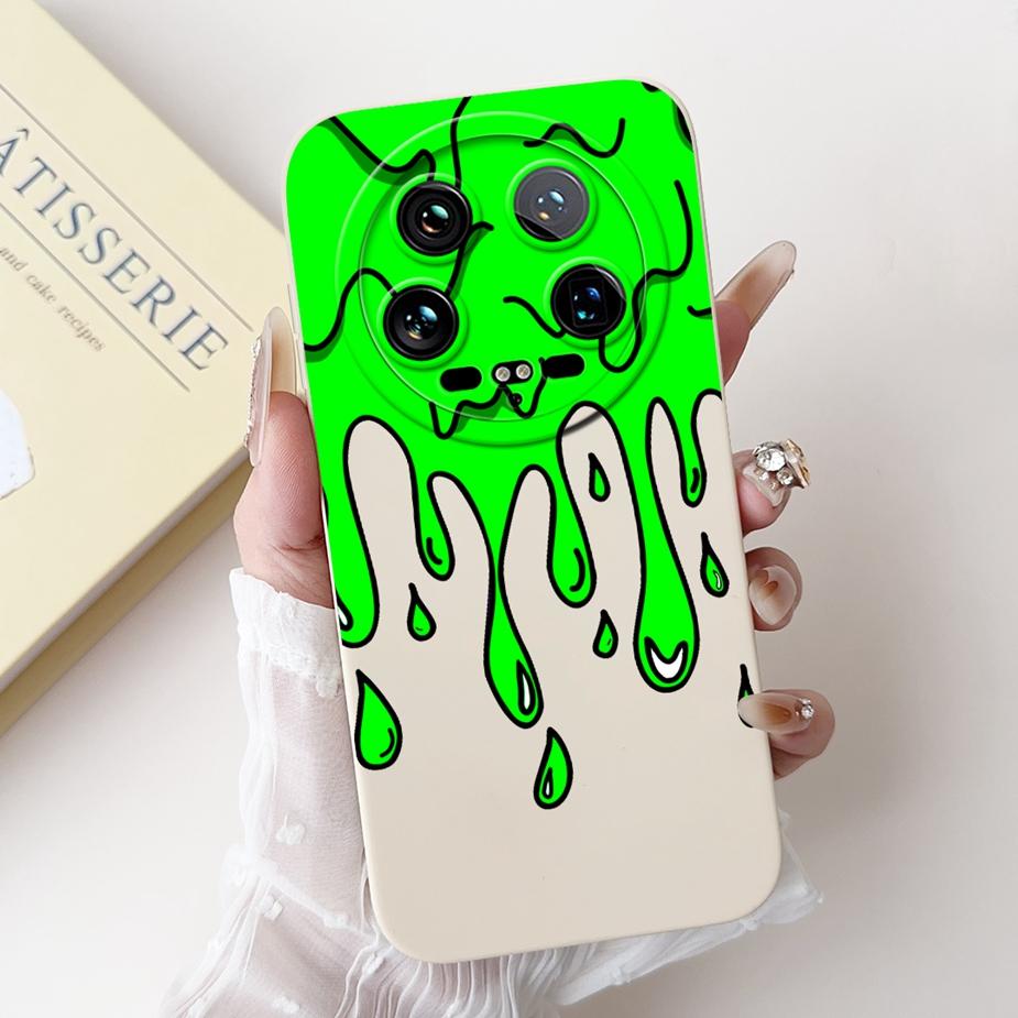 For Xiaomi 14 Ultra Case Cute Dinosaur Cartoon Cover Shockproof Phone Case For Xiaomi Mi 13 Ultra 13Ultra 14Ultra Soft TPU Shell