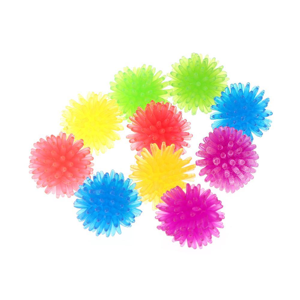 Toy Squeezes Ball TPR Ball Interactive Toys Thorn Ball Pet Cat Toys Stretch Plush Ball Arbutus Ball