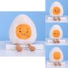 Cute Boiled Egg Plush Toy Egg Family Dolls For Fun And Comfort