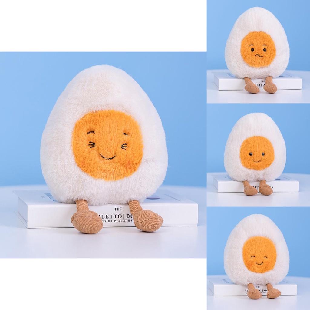 Cute Boiled Egg Plush Toy Egg Family Dolls For Fun And Comfort