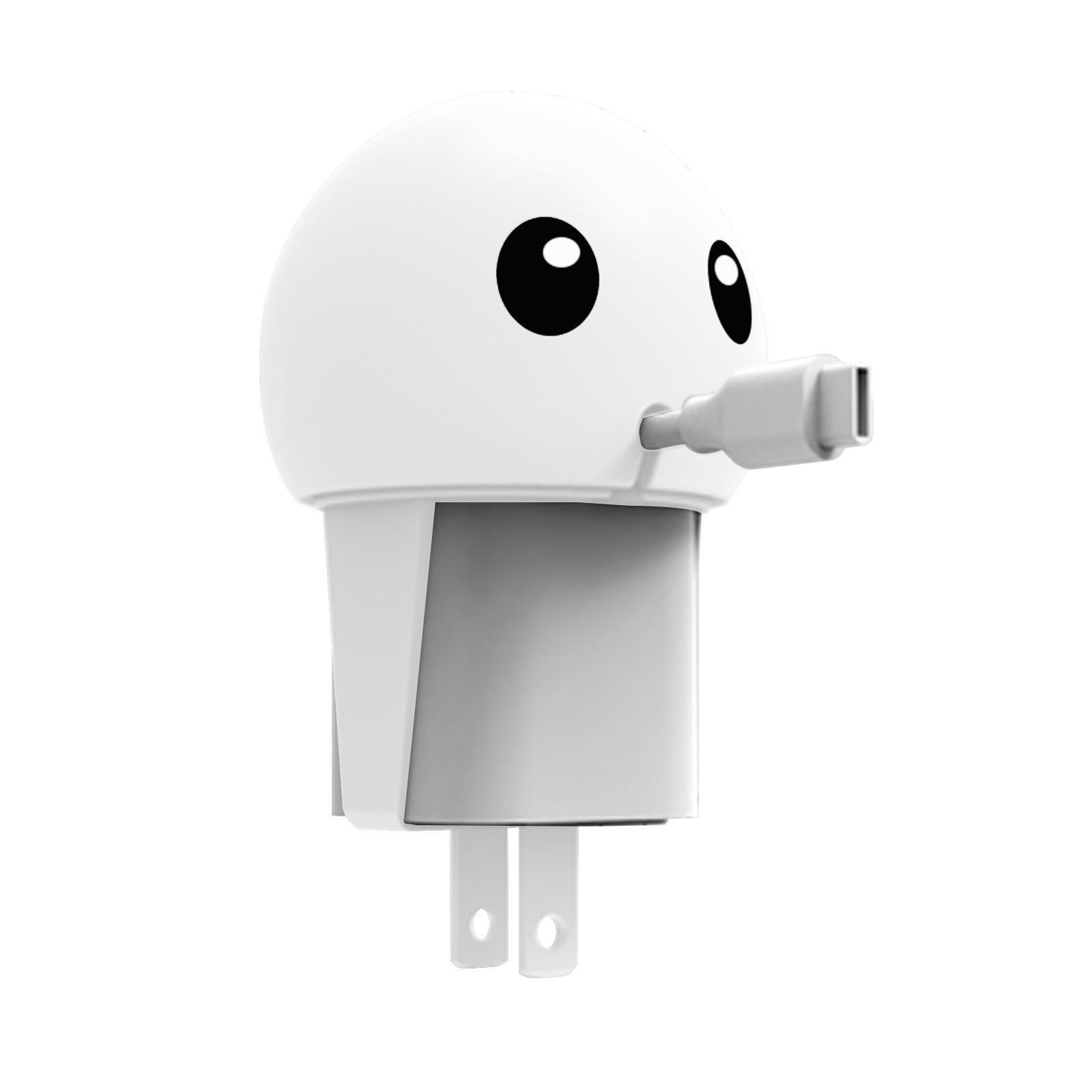 

Мультяшный Креативный Хаб для Дата-кабелей Защитная Крышка Пряжка для Хранения Мультяшный Креативный Дорожный Дата-кабель One Size белый