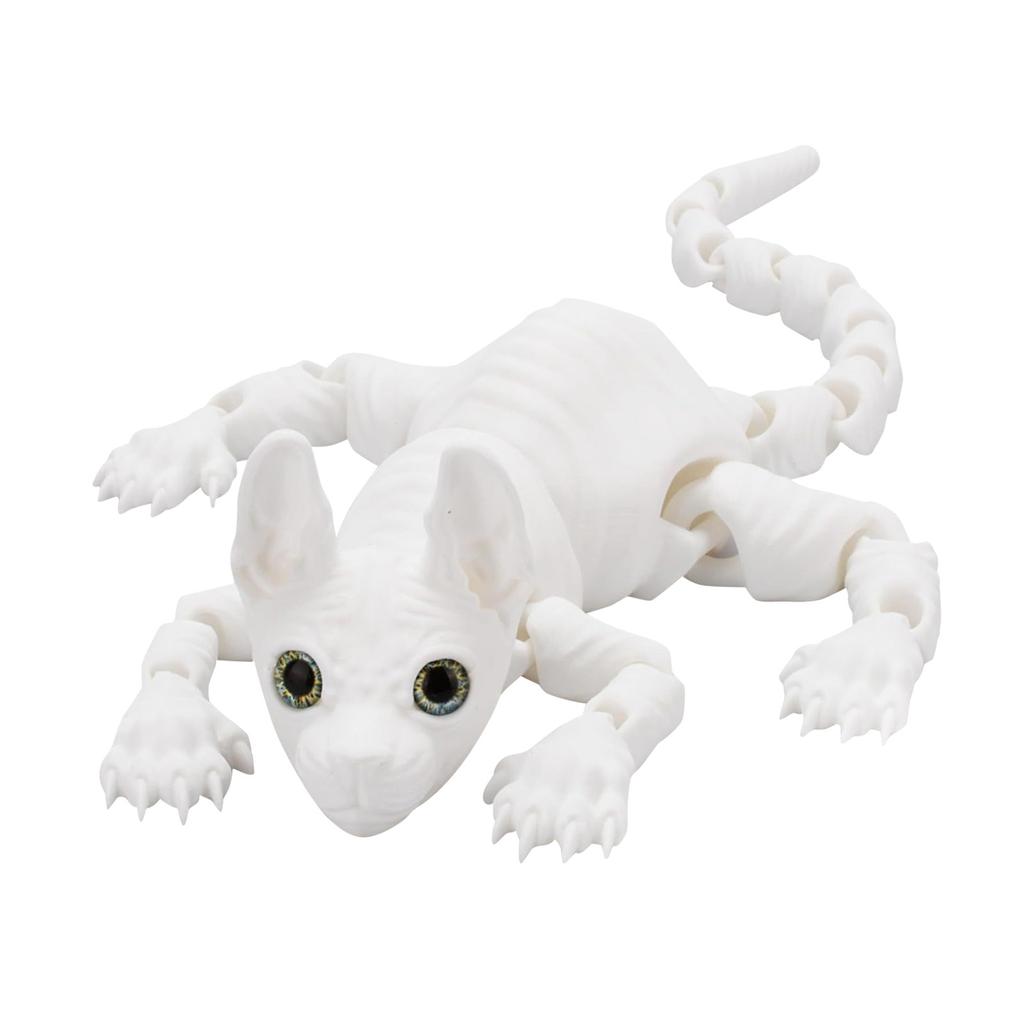 3D-gedrucktes haarloses Katzenmodell, Dekoration, Spielzeug, Geschenk