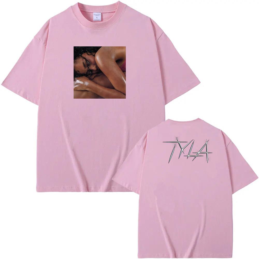 Tyla - Bliss T-shirt Short Sleeve Gothic Punk Tee-shirt for SpringSummer Korean Style Harajuku Camiseta Hombre Retro Clothes