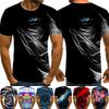 Vibrant Funny Hypnosis 3d T-shirt For Men And Women With Soft Casual Short Sleeves