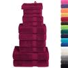 VidaXL Ensemble de Serviettes de Qualité Supérieure 12 pcs, Essuie-mains, Serviettes de Douche, Draps de Bain, Serviettes 137573
