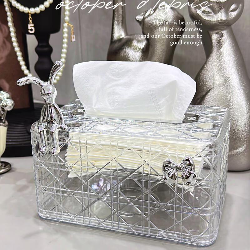 

Li Lang Light Luxury Square Rattan Tissue Box