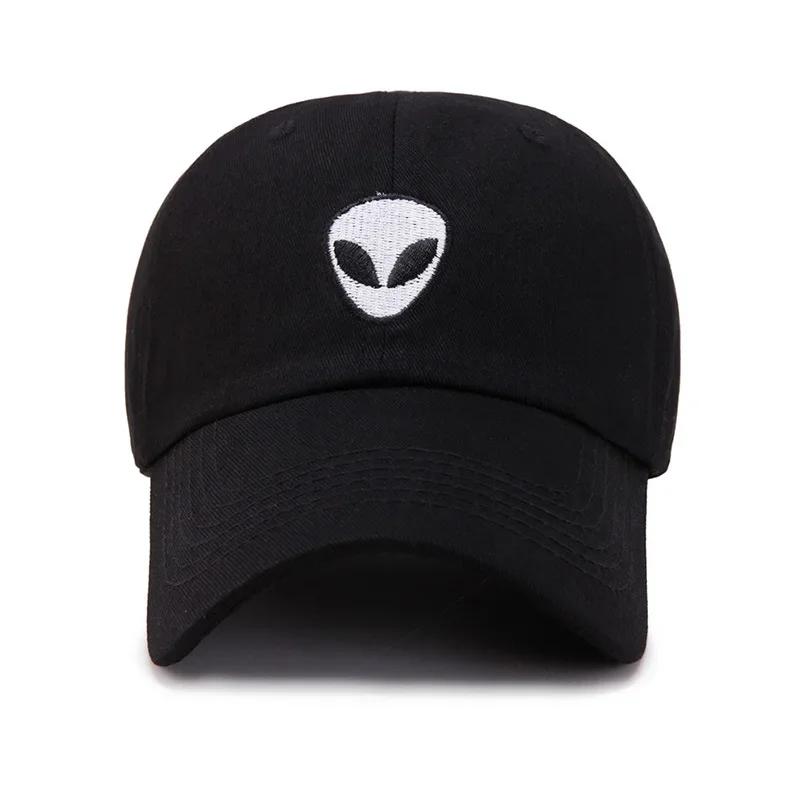 Unisex Embroidered Alien Folding Baseball Cap Beach Sun Hat Street Headwear Outdoor Hat Men and Women Hip Hop Hat