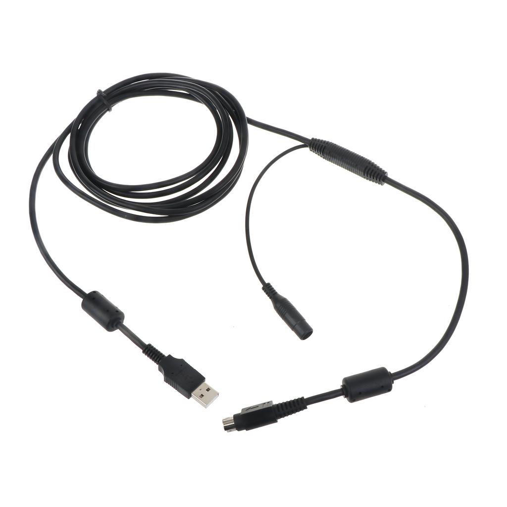 Portable Tangle-Free PVC Wires Power Cord for 2900 3500 Camera 295cm Length Cables Power Supply Cable Replacement