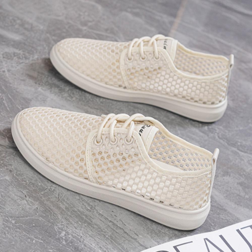 Summer Women's Non-slip Flying Woven Shoes Sports Shoes Breathable Fitness Running Casual Shoes