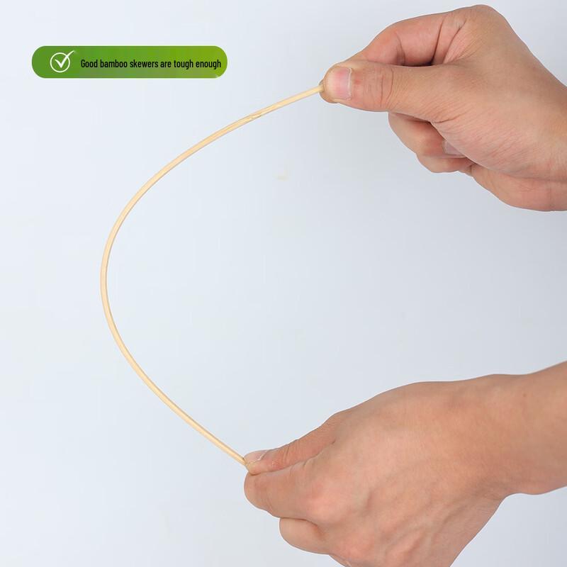 WOLSGIN Disposable Bamboo Skewers