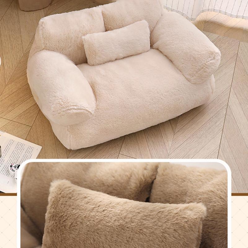Soft and Comfortable Small Dog Bed Suitable for All Seasons, Warm and Thoughtful Large Cat Bed, Pet Sofa, Pet Supplies, Large Dog Bed