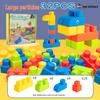 Washable Soft Rubber Building Blocks: Large, Educational Toy for Early Childhood