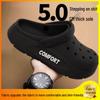 Lightweight Perforated Shoes for Couples, Anti Slip Summer Sandals, Durable for Outdoor Driving for Both Men and Women.