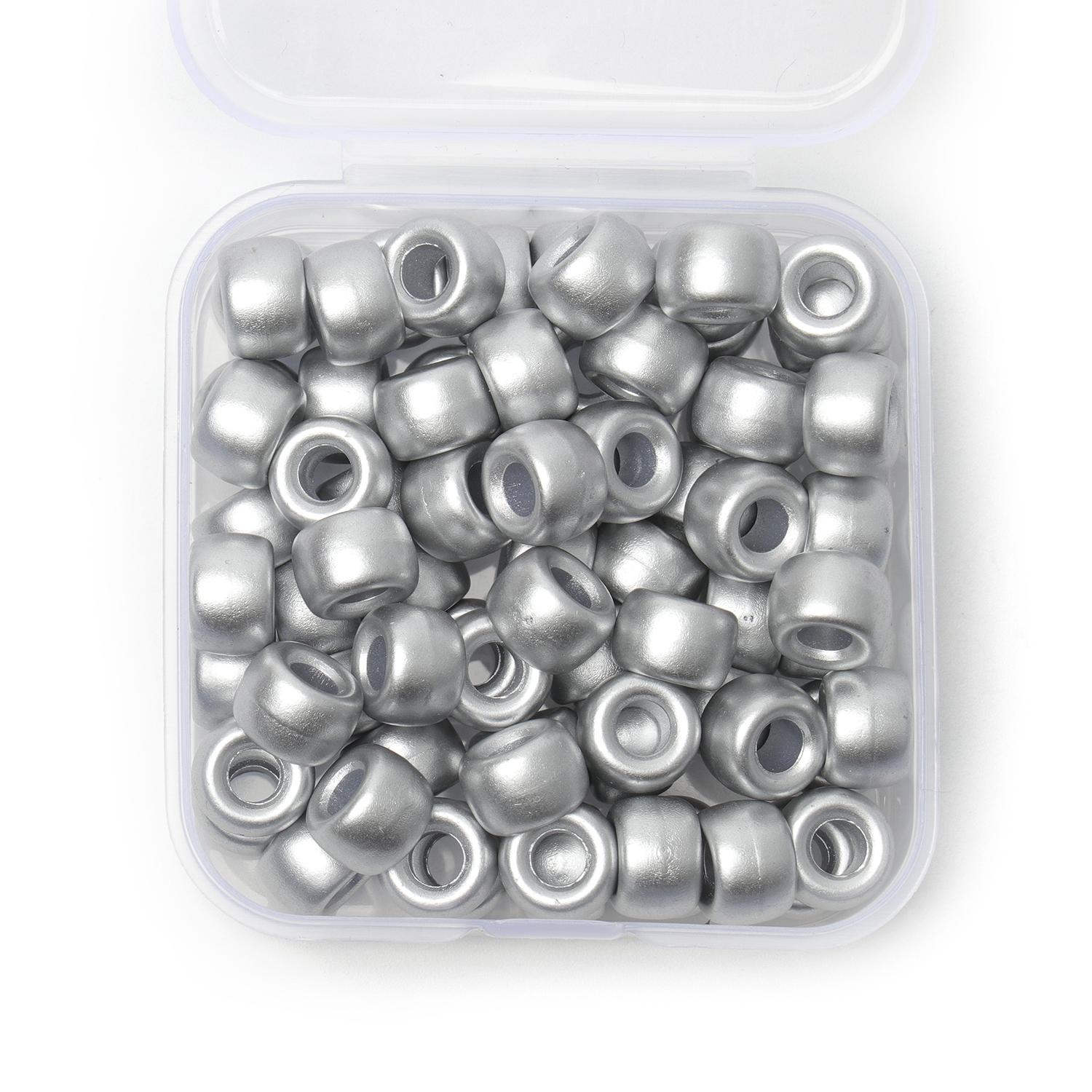 

80 шт./кор. 6x9 мм цветные бусины пони, объемные свободные бусины-разделители для изготовления ювелирных аксессуаров, ручная работа, сделай сам, ремесло 6mm*9mm