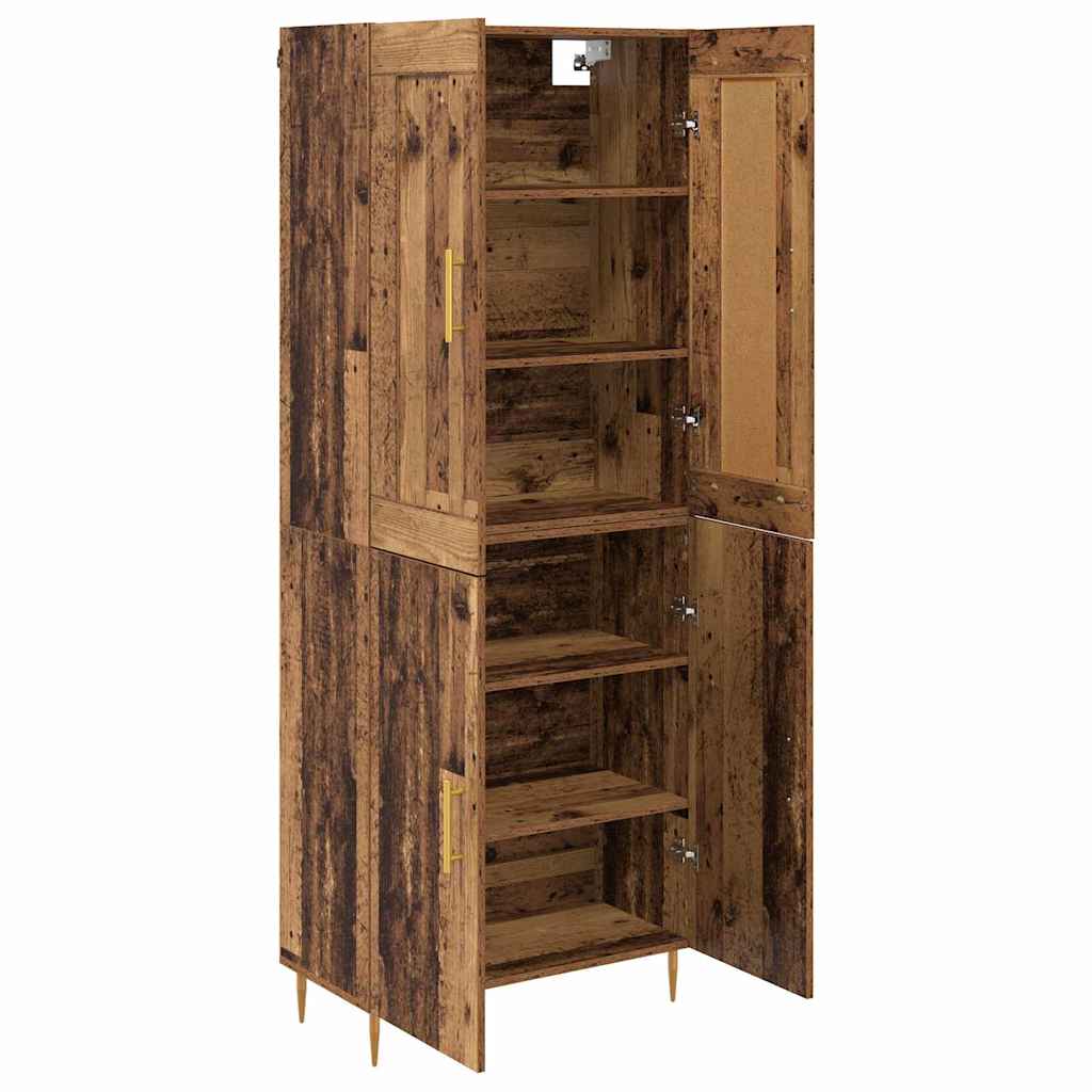 Highboard Reclaimed Wood 69.5 x 34 x 180 cm Particleboard