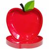 10PCS/Set Paper Plates Family Gatherings Party Supplies Funny Disposable Plates Portable Apple Shape Cute 16x18cm