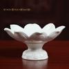 1PCS Ceramic Fruit Plate Ornament Household Buddha Hall Offering Plate Buddha Utensils and Supplies