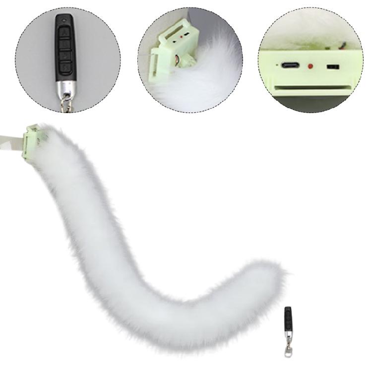 Electric Movable Wolf Cats Tail Animal Cosplays Costume Faux Furs Animal Tail