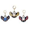 Keychain Pendant Cartoon Eagle Shape Key Holder Imitation Leather Access Control Card Holder School Bag Protective
