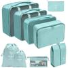 Travel Organizer Storage Bags Suitcase Packing Cubes Set Cases Portable Luggage Clothes Shoe Tidy Pouch Folding