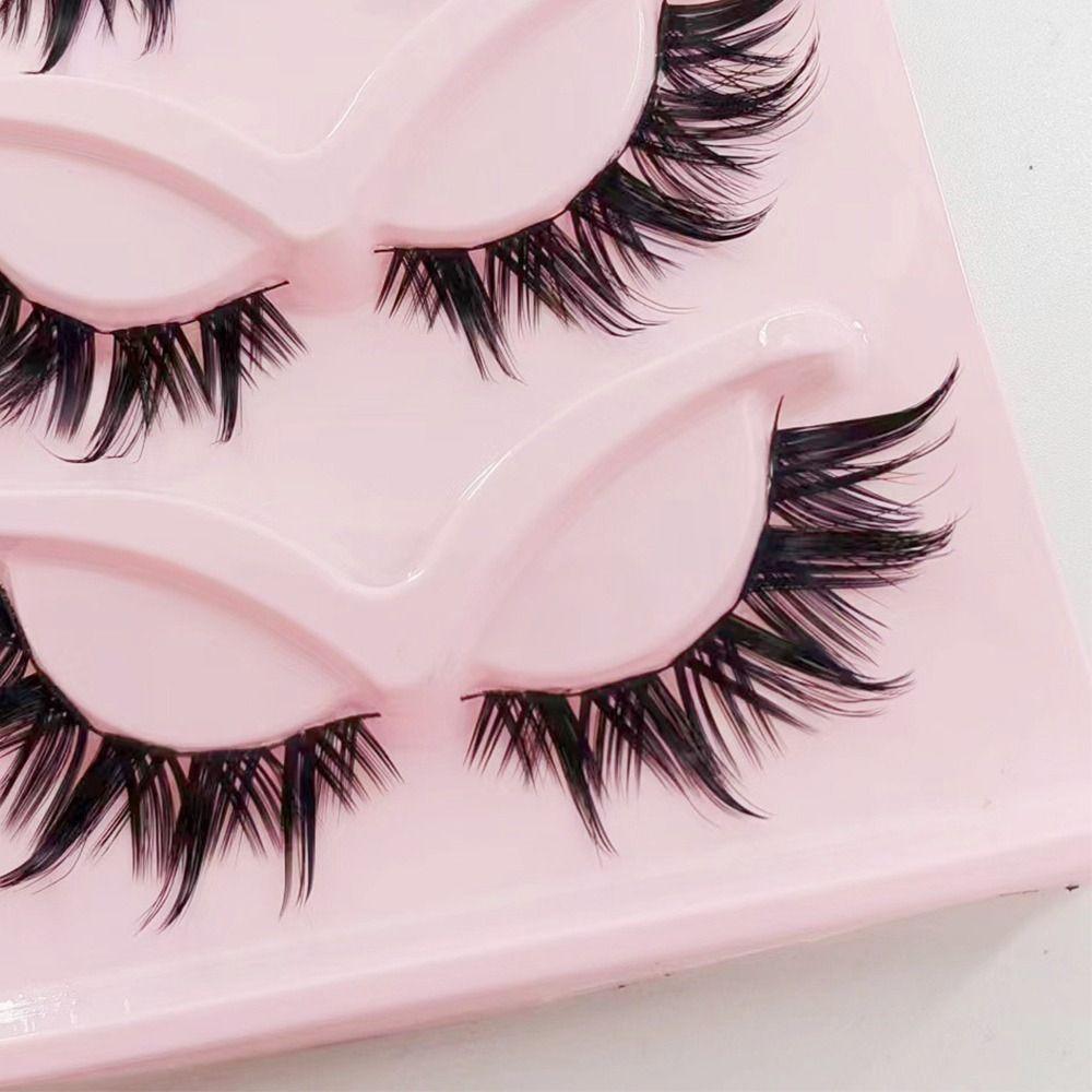 Natural Cat Eye Eyelashes 3D Faux Mink Mink Lashes Hot Manga Lashes  Eyelash Extension