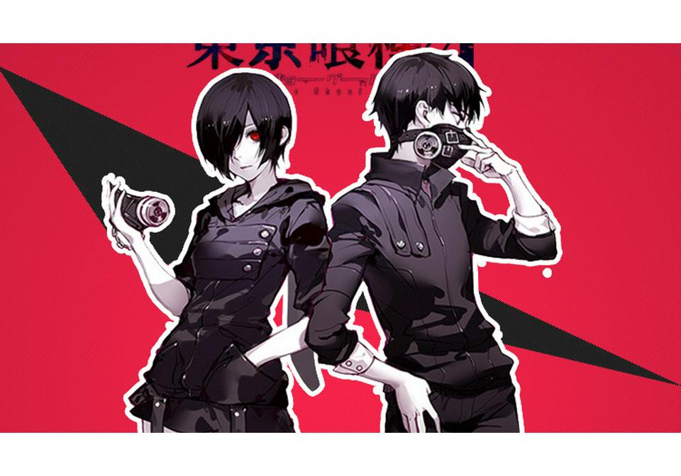 Tokyo Ghoul Kaneki Ken & Touka Kirishima Fan-made Battle Suit School Uniform Cosplay Costume