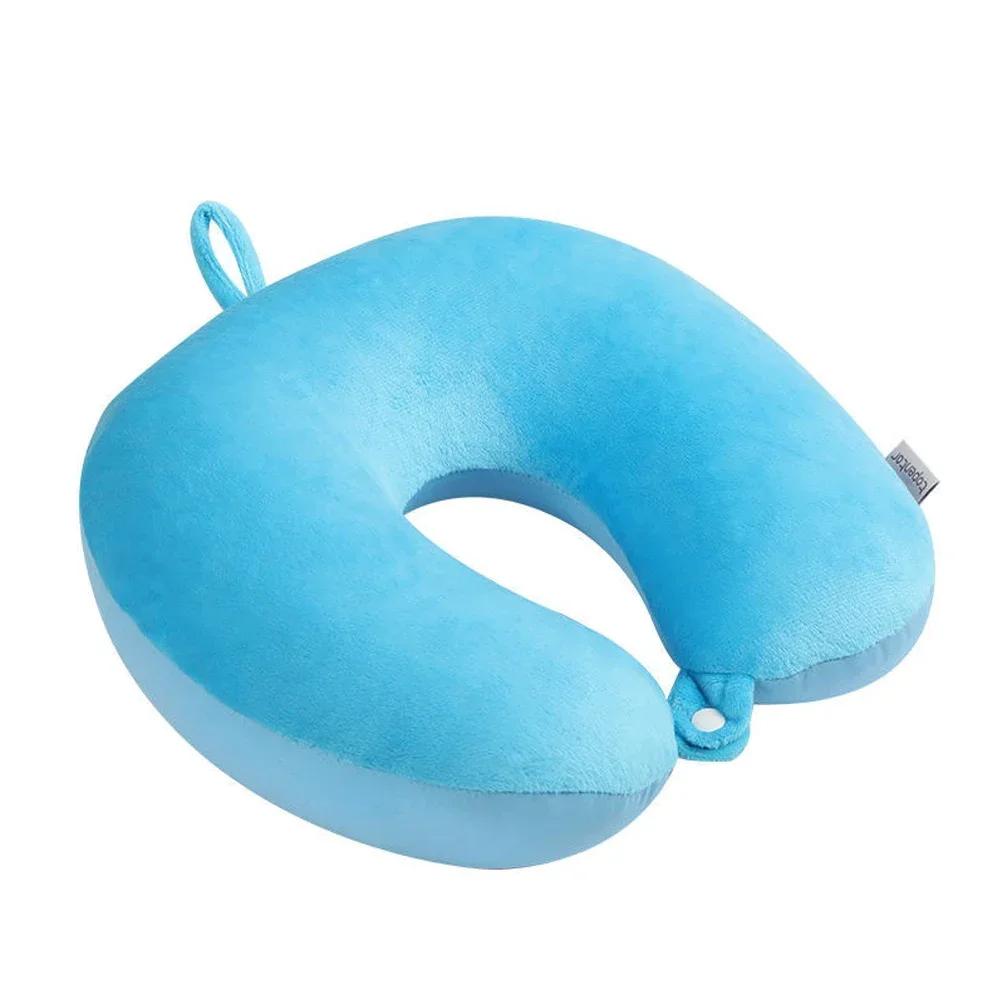 U Shape Pillow Foam Particles Slow Rebound Filler Outdoor Travel Airplane Car Nap Neck Pillow Neck Pillow Home and Garden Pillow