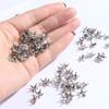 Shoes Spot Silver Color Star Shape Spikes Studs Craft Rivets