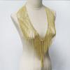 European And American Jewelry, Fashionable Fringed Rhinestone Breast Chain, Sexy Simple Chain Breast Chain Jewelry