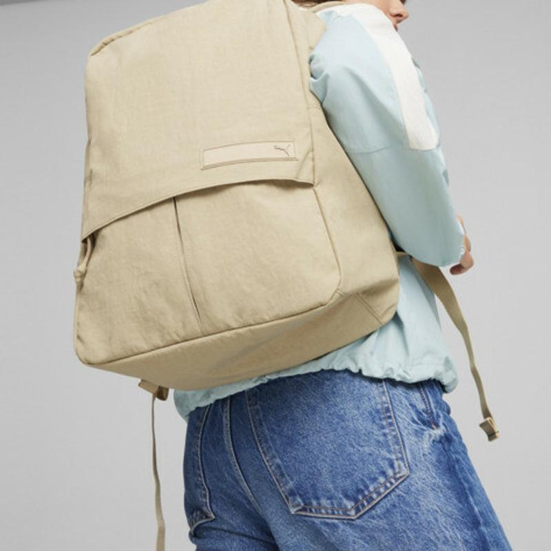New PUMA Polyester With Nylon Backpack Regular Unisex Khaki 090394-02