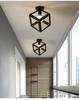Modern Minimalist Ceiling Light for Foyer, Hallway, Corridor, Balcony, and Bedroom - Wrought Iron Design